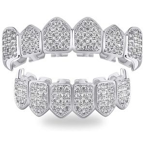 Ice 925 Silver Grill Vampire Top & Bottom